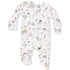 Angel Dear Cute Farm Animals Pink 2 Way Ruffle Back Zipper Footie