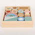 Wooden Activity Blocks 15pc - Interactive Sensory Blocks Ages 12m+