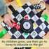 Baby Jack and Company - Racing Flag Baby NASCAR Tag Stroller Toy 10" x 10"