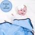 LollyBanks - Police Theme Baby Toddler Cotton Muslin Blanket  47"x47"