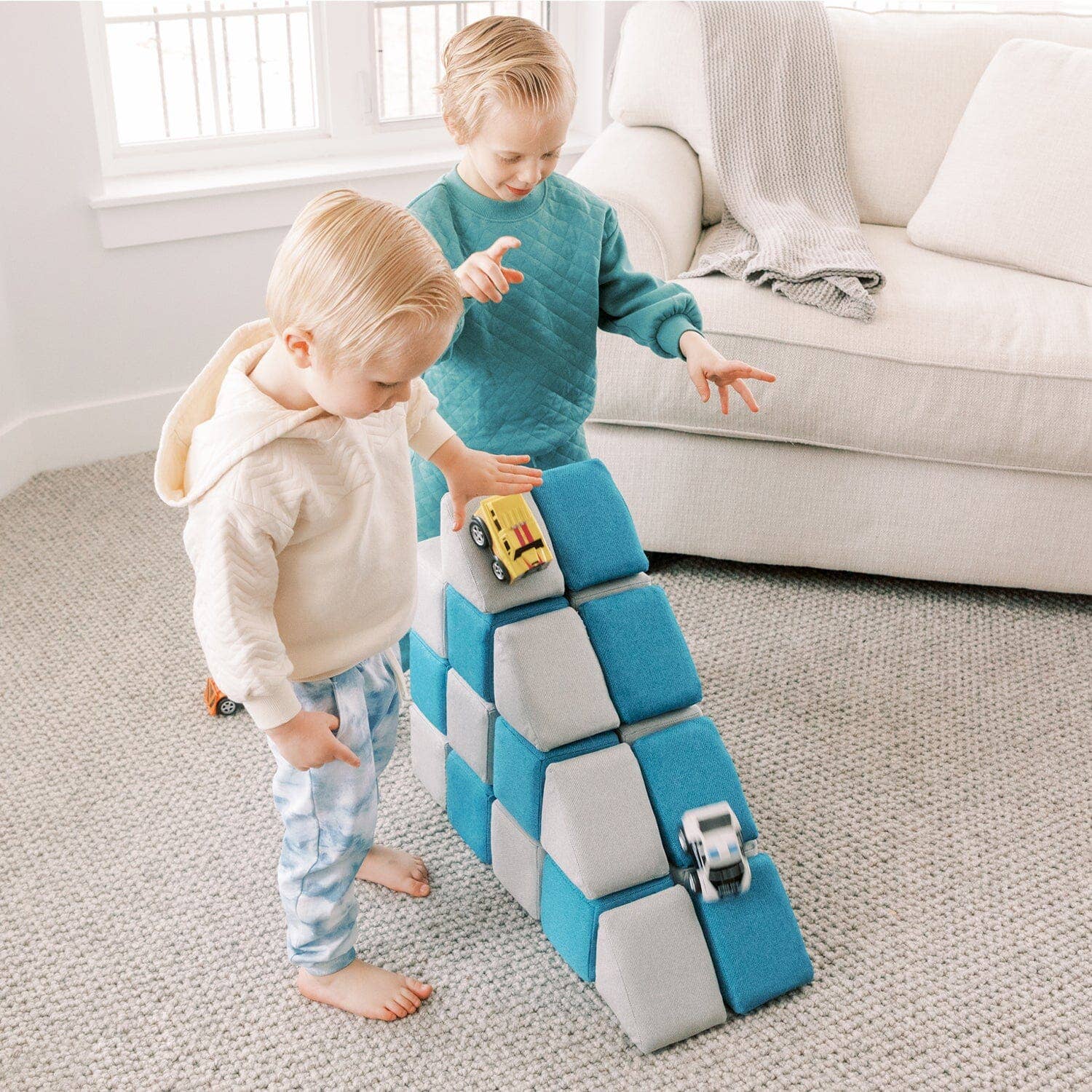 MagnetBlox™ Standard Set V2: Blue + gray