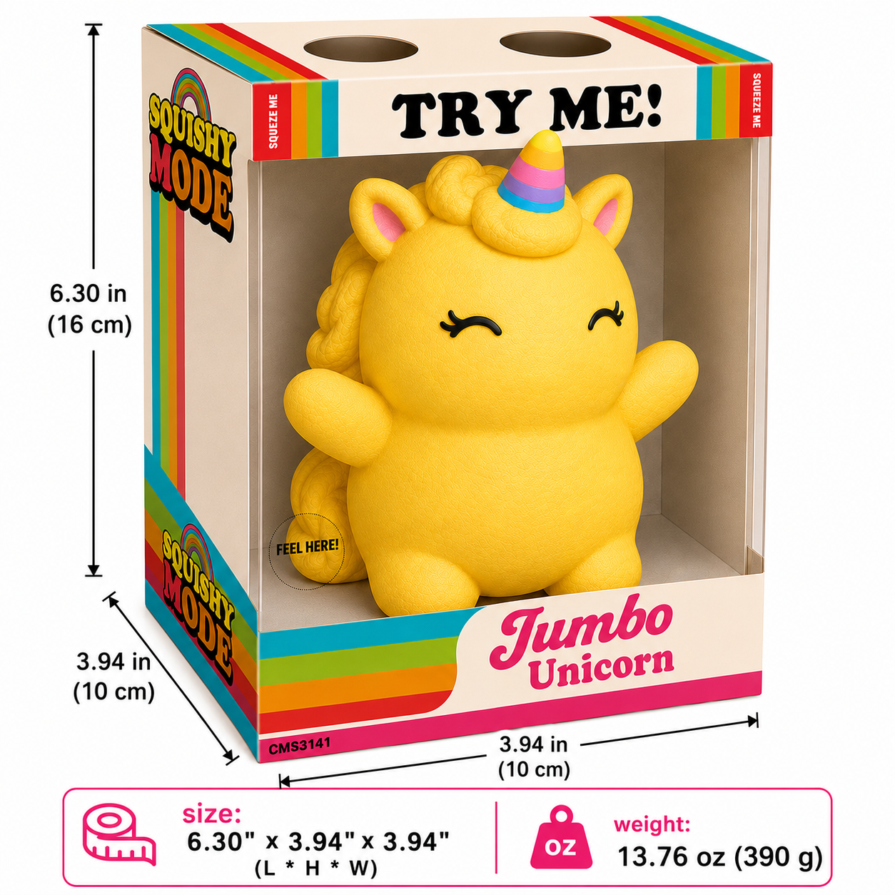 Squishy Mode Jumbo Unicorn Sensory Toys