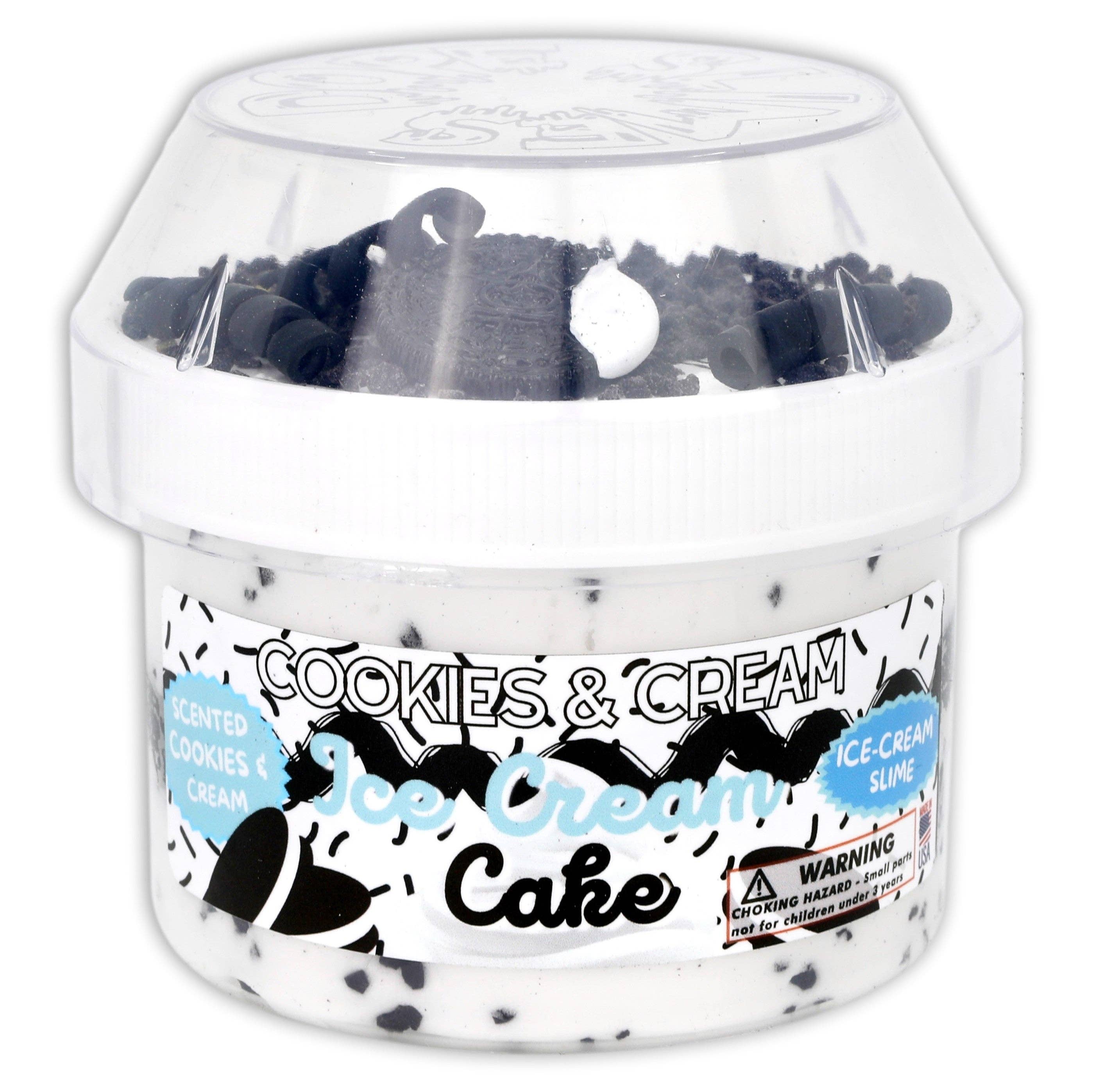 Cookies & Cream Ice-Cream Cake - Hybrid Textured Slime