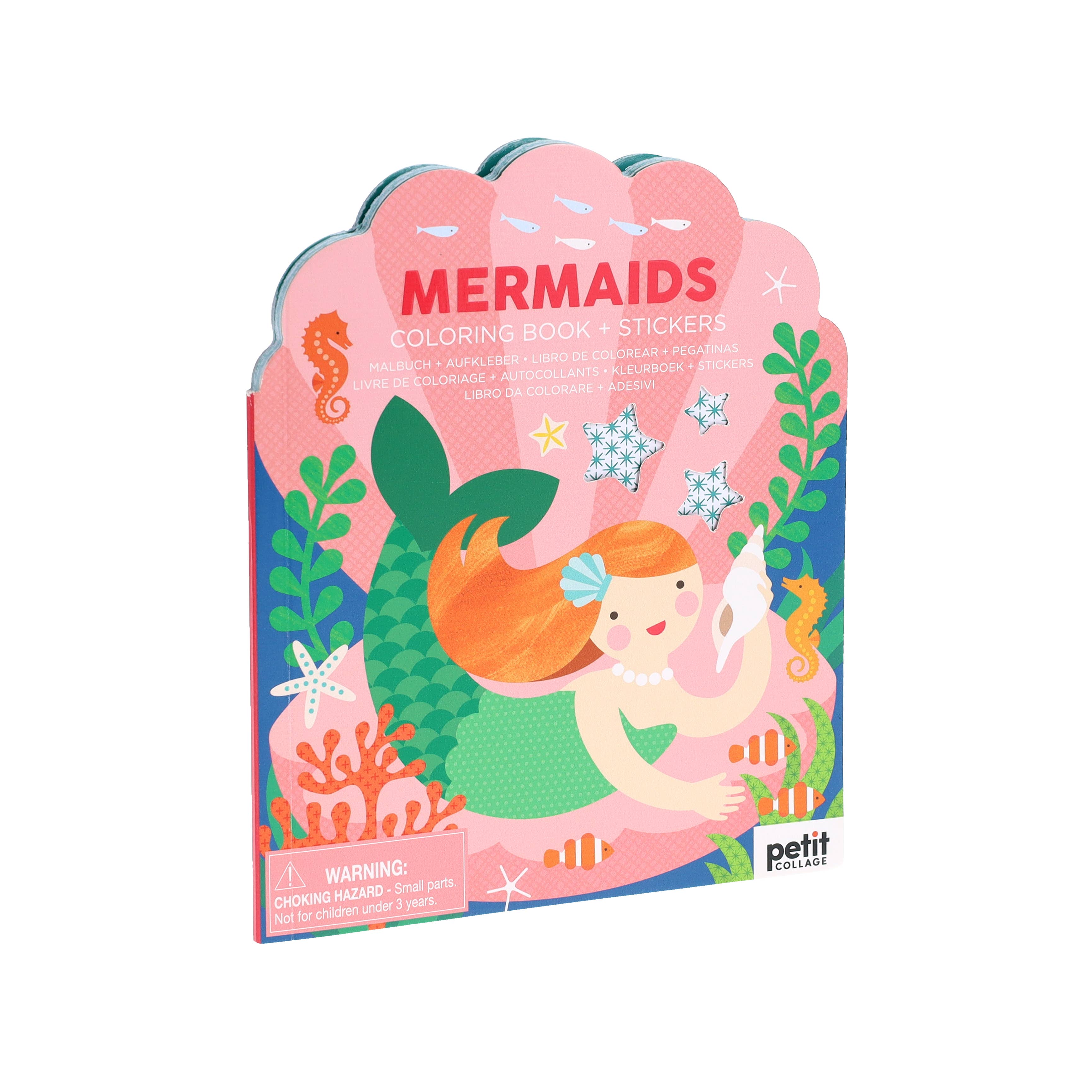 Chronicle Books - Coloring Book With Stickers: Mermaids