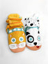 Kitten & Puppy Non-Slip Mismatched Baby Booties: 12-18 Months