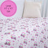 LollyBanks - Pink Golf Baby 100% Cotton Muslin Swaddle Blanket 47"x47"