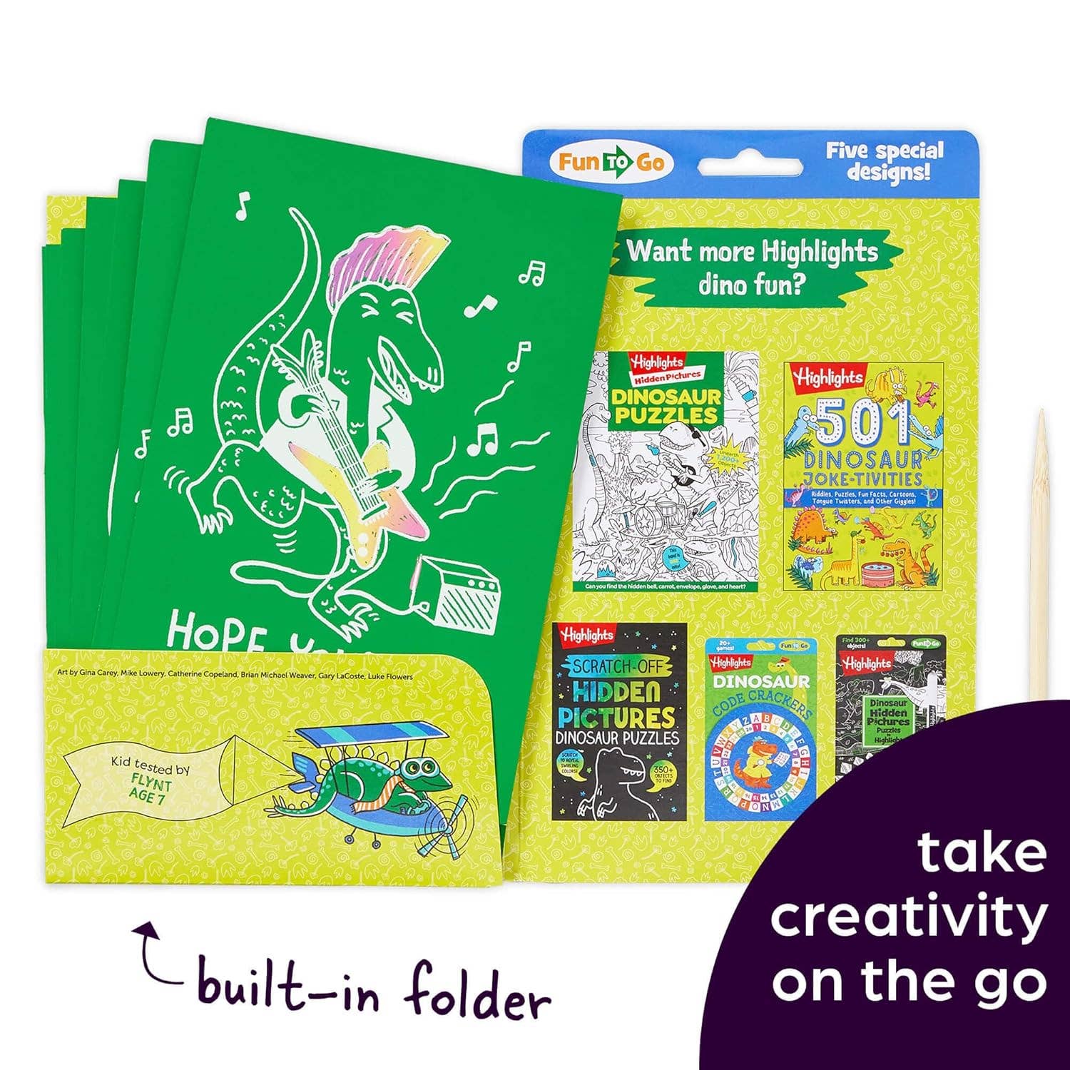 Highlights for Children - Scratch-and-Play Dinosaur Hidden Pictures