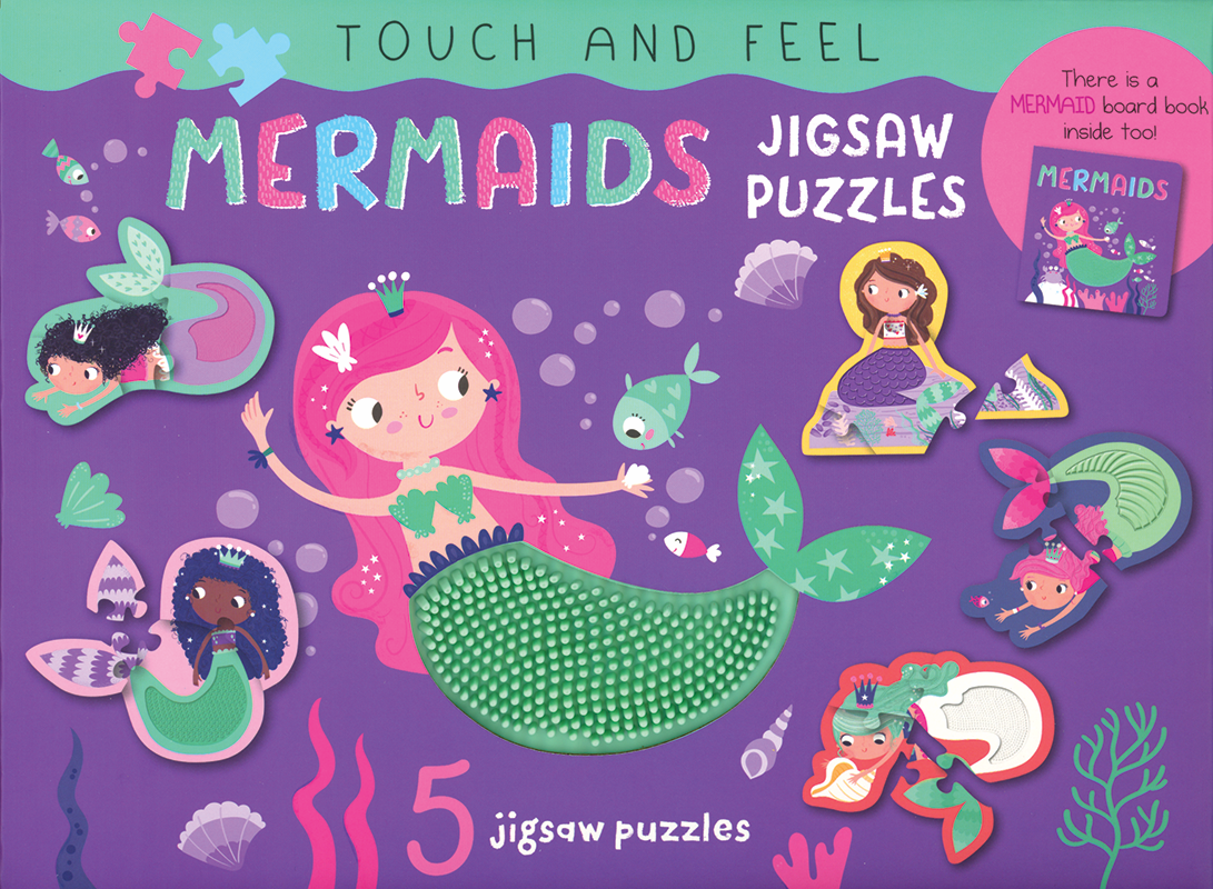 Mermaids Touch and Feel Jigsaw Puzzles