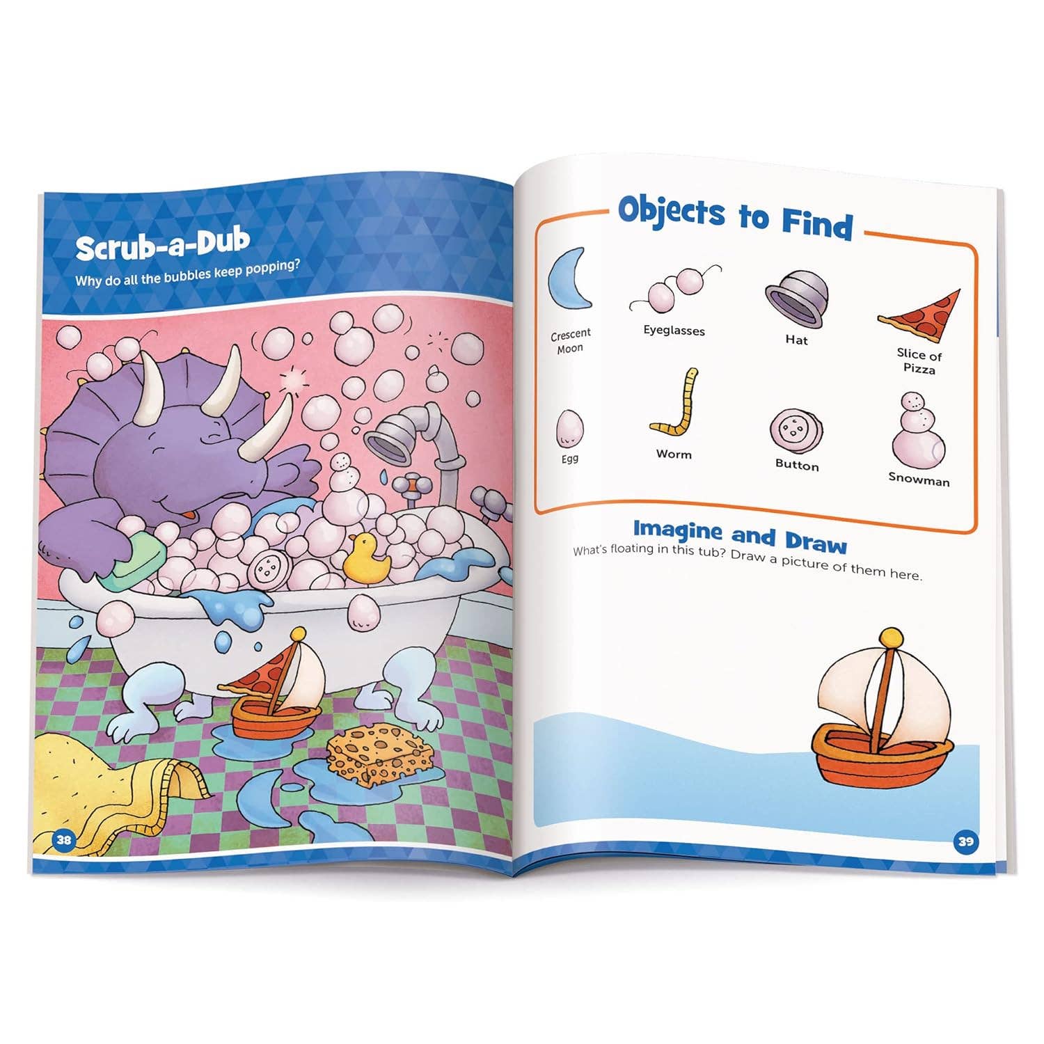 Highlights for Children - Dinosaur Hidden Pictures Puffy Sticker Playscenes