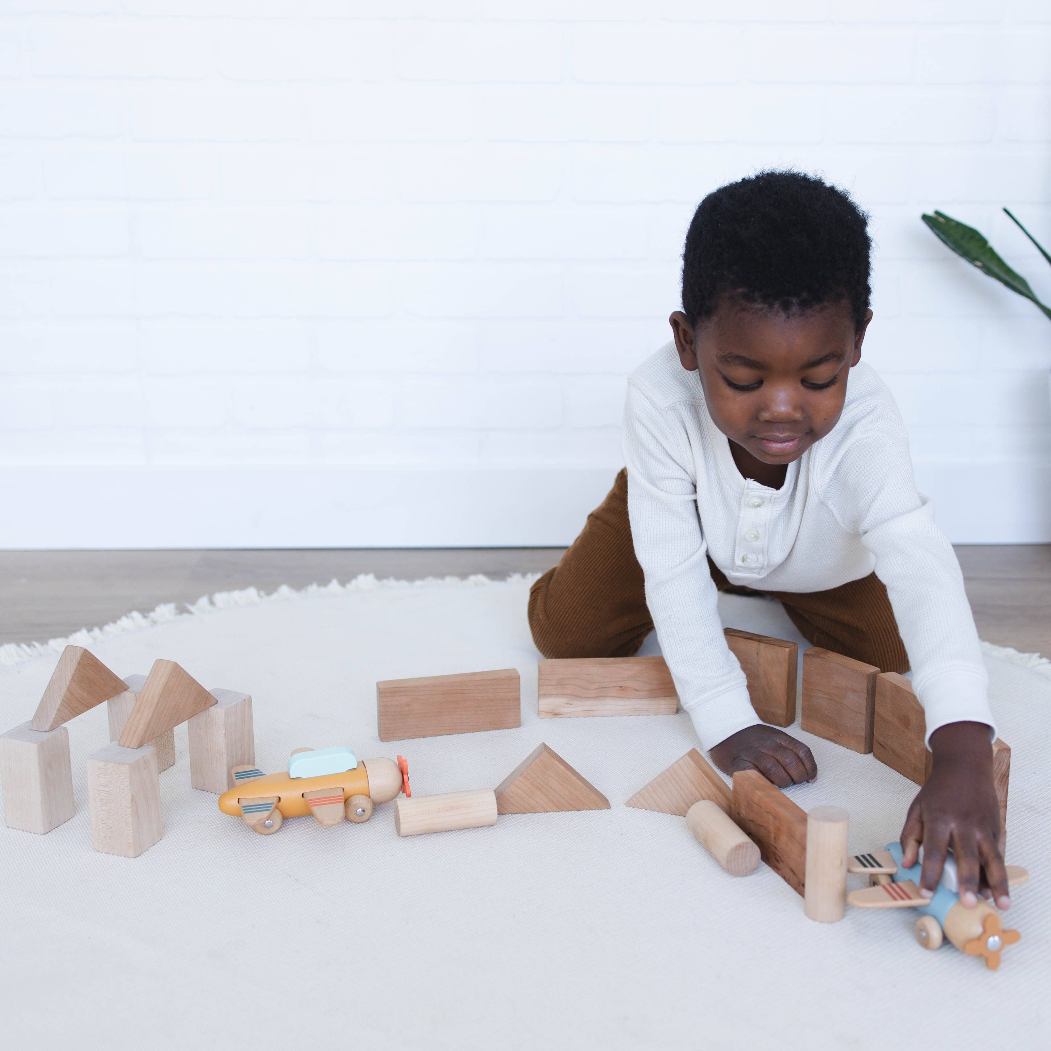 Spirit 'N Sprout - Airplane Toy: Blue