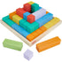 Fisher Price 65 Piece Wooden Stacking Blocks