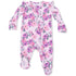 Angel Dear Rose Abundance 2 Way Ruffle Sleeve Zipper Footie