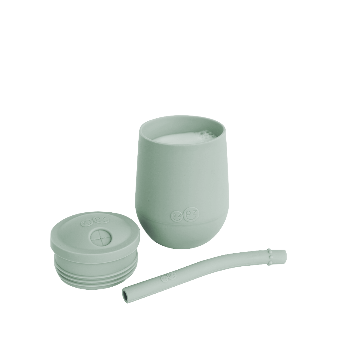 ezpz - Mini Cup + Straw Training System (Baby / Toddler 9+ months): Blush