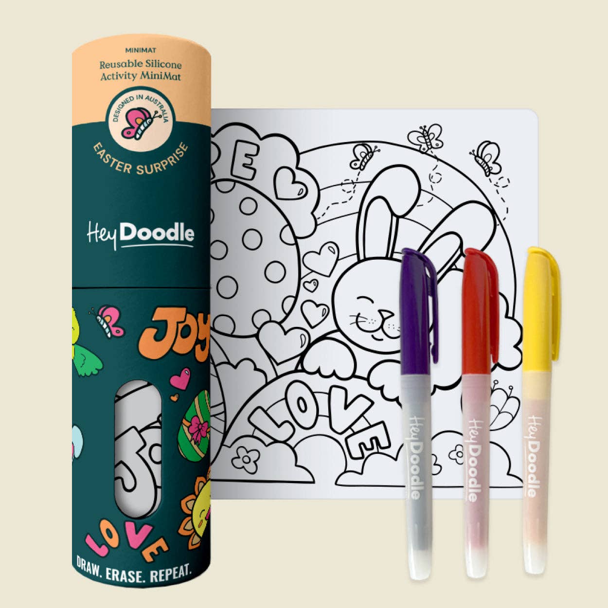 HeyDoodle - Easter Surprise Mini Coloring & Doodle Mat