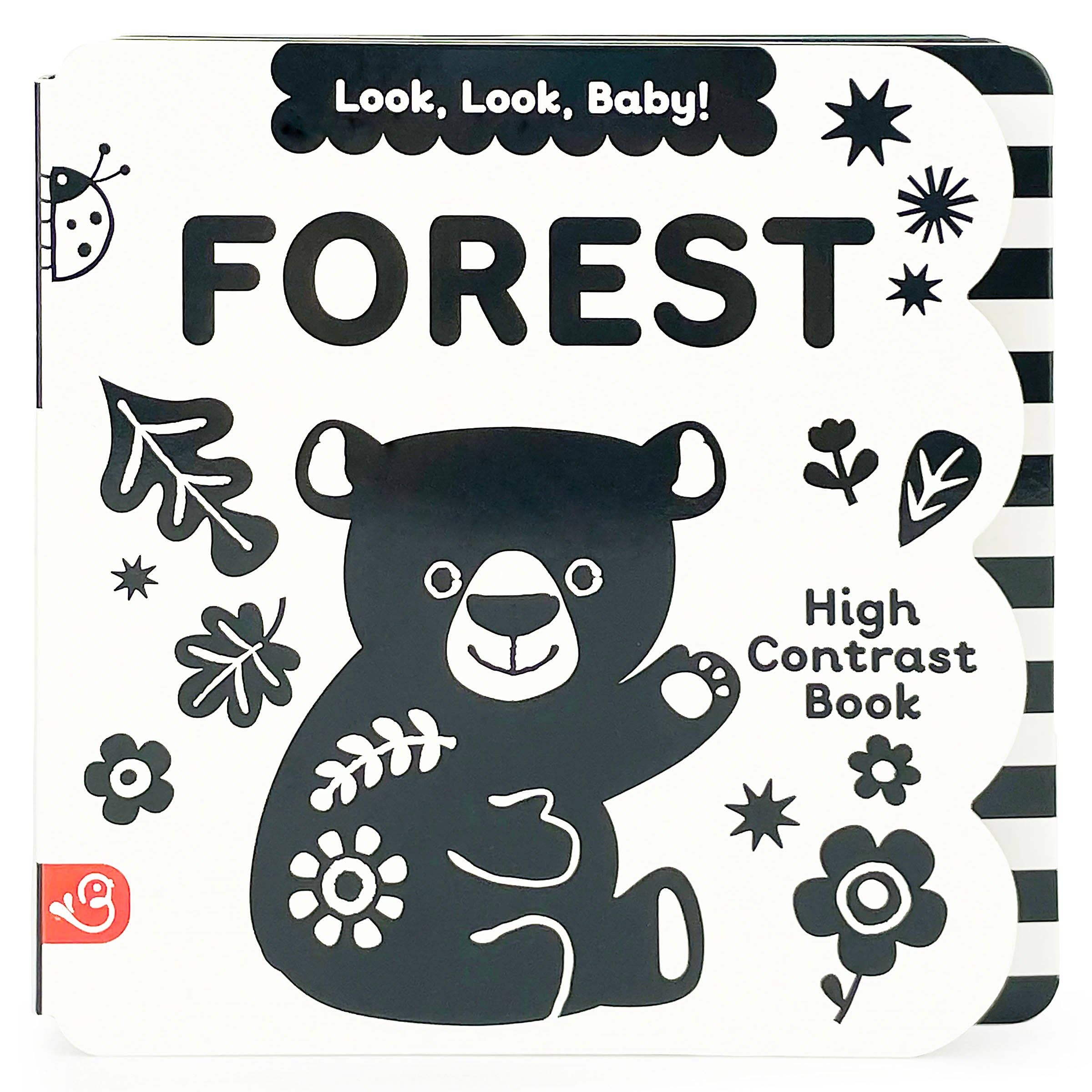 Look, Look, Baby! Forest High Contrast Black & White Book
