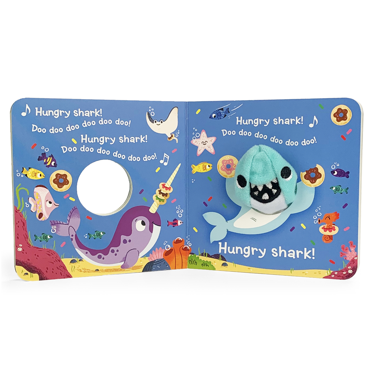 Cottage Door Press - Baby Shark Interactive Finger Puppet Board Book