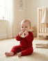 Bitzy Shake™ - Silicone Teether with Rattle: Cherries