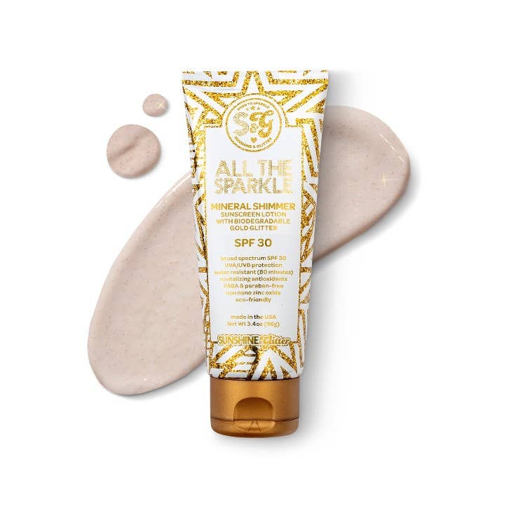 Sunshine & Glitter - All the Sparkle Mineral Shimmer Sunscreen SPF 30