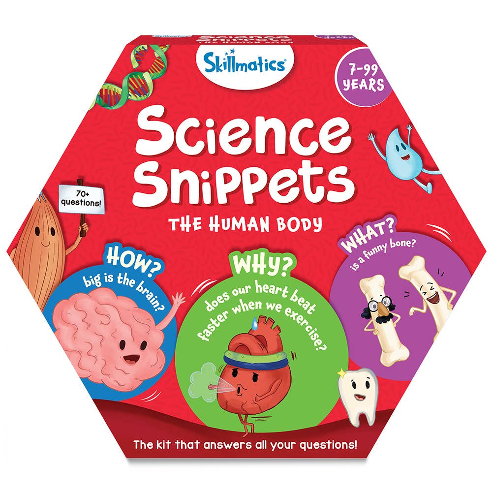 Skillmatics - Skillmatics Flash Cards - Science Snippets The Human Body