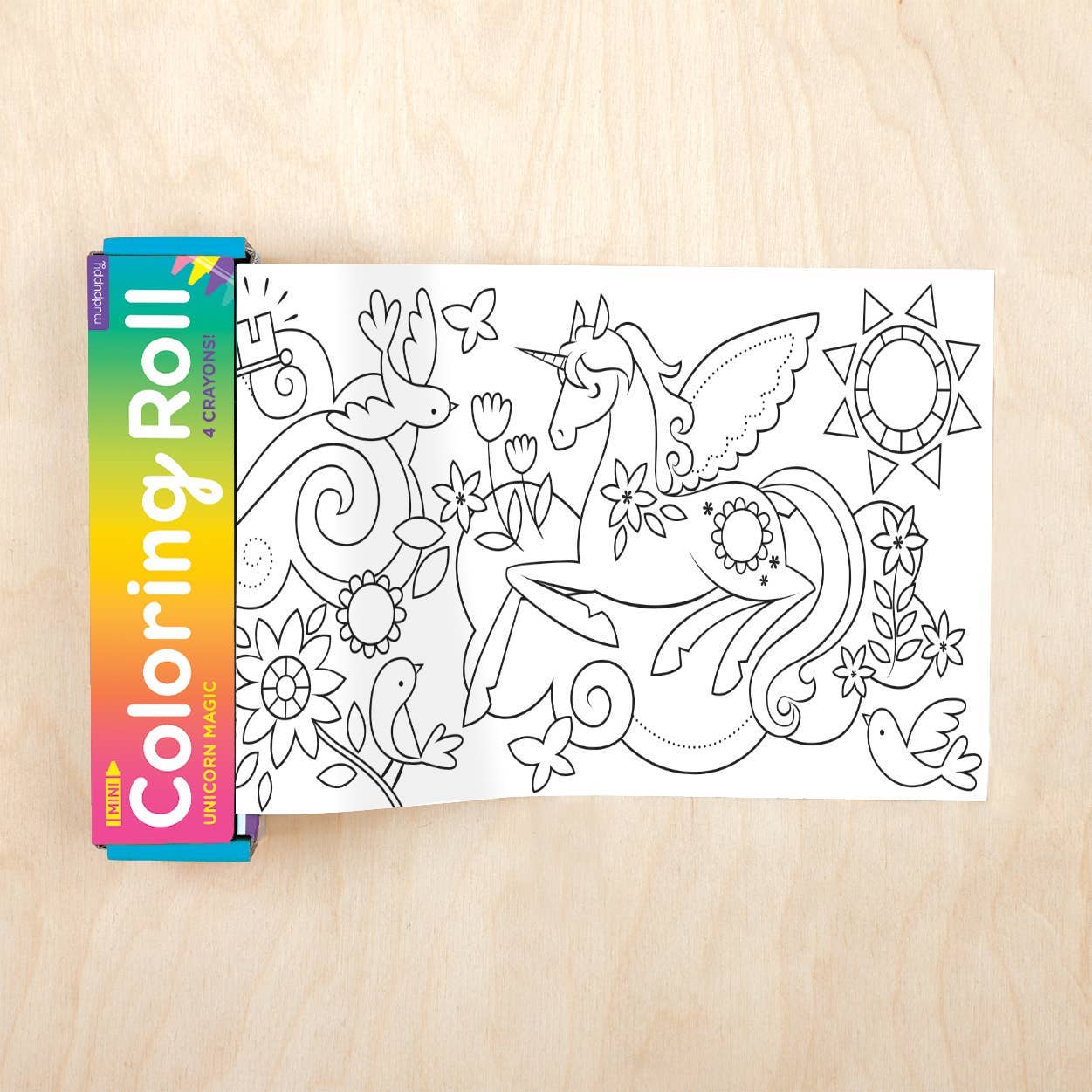 Chronicle Books - Unicorn Magic Mini Coloring Roll