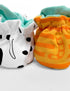 Kitten & Puppy Non-Slip Mismatched Baby Booties: 12-18 Months