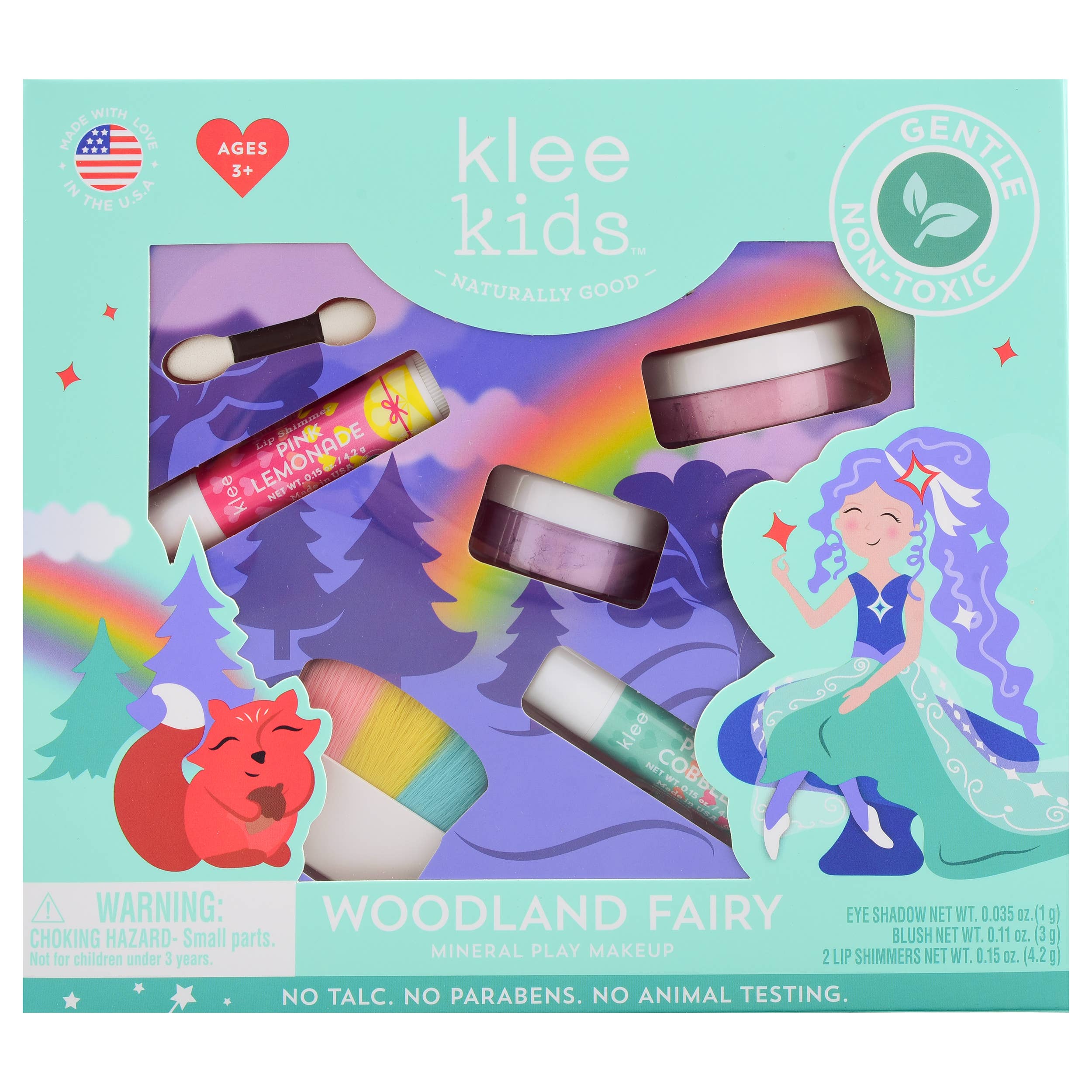 Klee Kids Natural Mineral Play Makeup Kit: Pom Pom Fairy