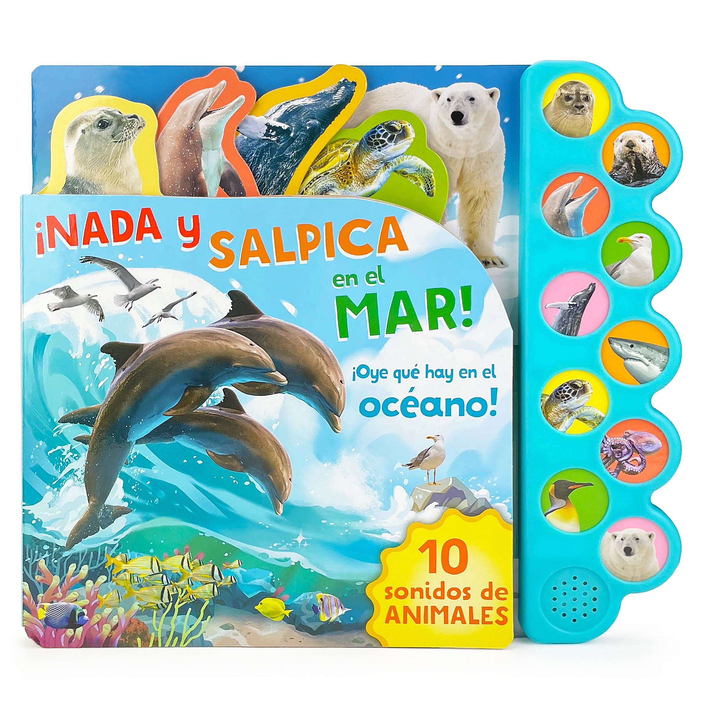Cottage Door Press - ¡Nada y Salpica en el Mar! / Swim, Splash, in the Sea! (Span
