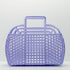 JustforZo boutique, Inc. - Large Retro Jelly Baskets, Summer! - 𝙈𝙖𝙙𝙚 𝙞𝙣 𝙐𝙎𝘼!: Coral