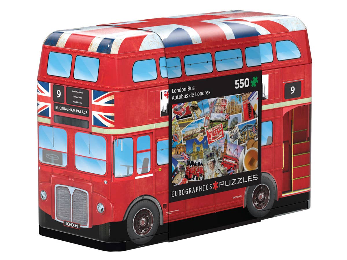 Eurographics Puzzles USA - London Bus Tin