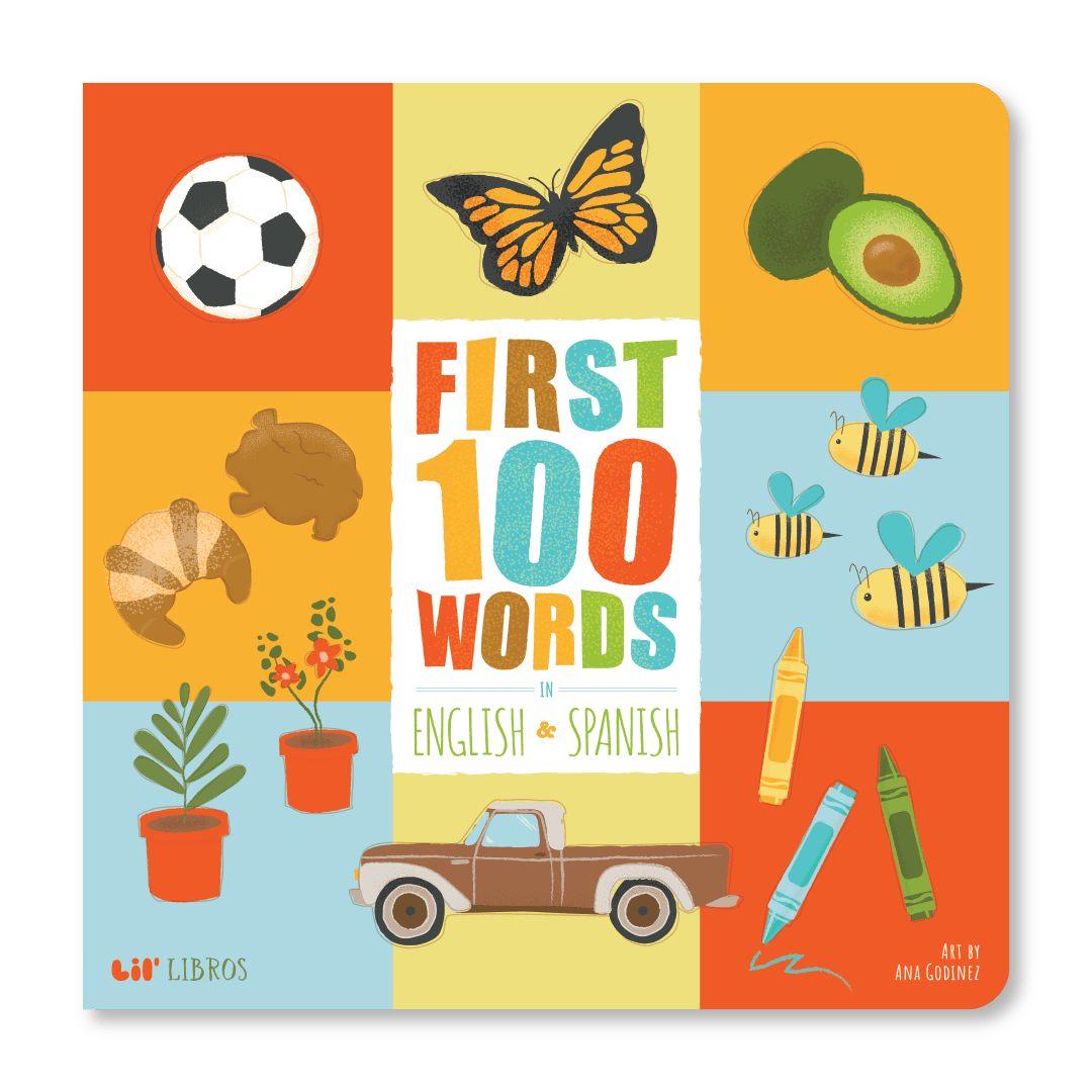 First 100 Words in English & Spanish (Bilingual: English and Spanish) – JadaBug's Kids Boutique
