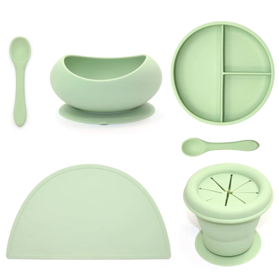 OB Designs - Silicone Tableware Set: Coconut