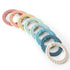 Bitzy Bespoke Itzy Rings™ Linking Ring Set: Rainbow