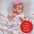 LollyBanks - Mint To Be Together Christmas Holiday Baby Swaddle Blanket