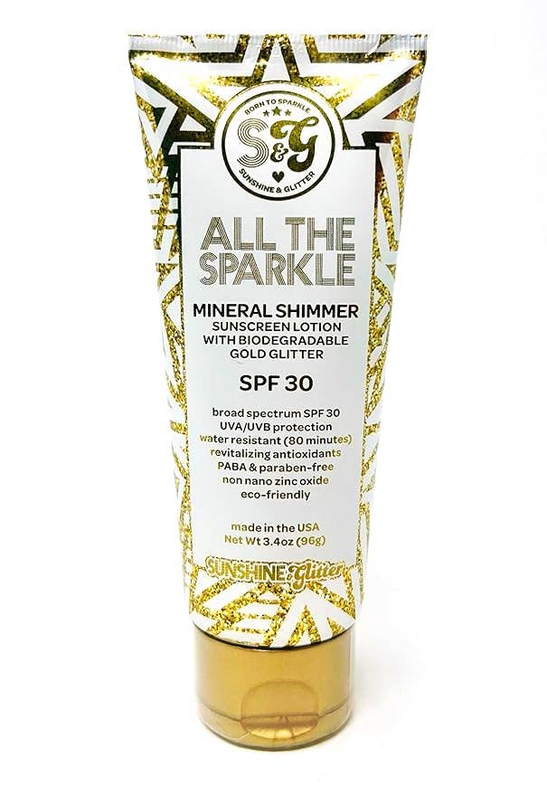 Sunshine & Glitter - All the Sparkle Mineral Shimmer Sunscreen SPF 30