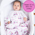 LollyBanks - Pink Golf Baby 100% Cotton Muslin Swaddle Blanket 47"x47"