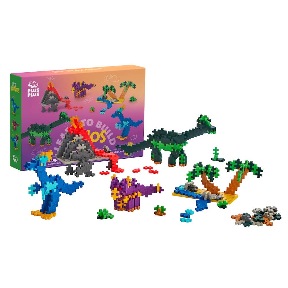 Plus-Plus USA - Learn To Build - Dinosaurs