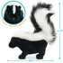 VIAHART Toy Co. - TigerHart Seymour the Skunk - 11 Inch Stuffed Animal Plush