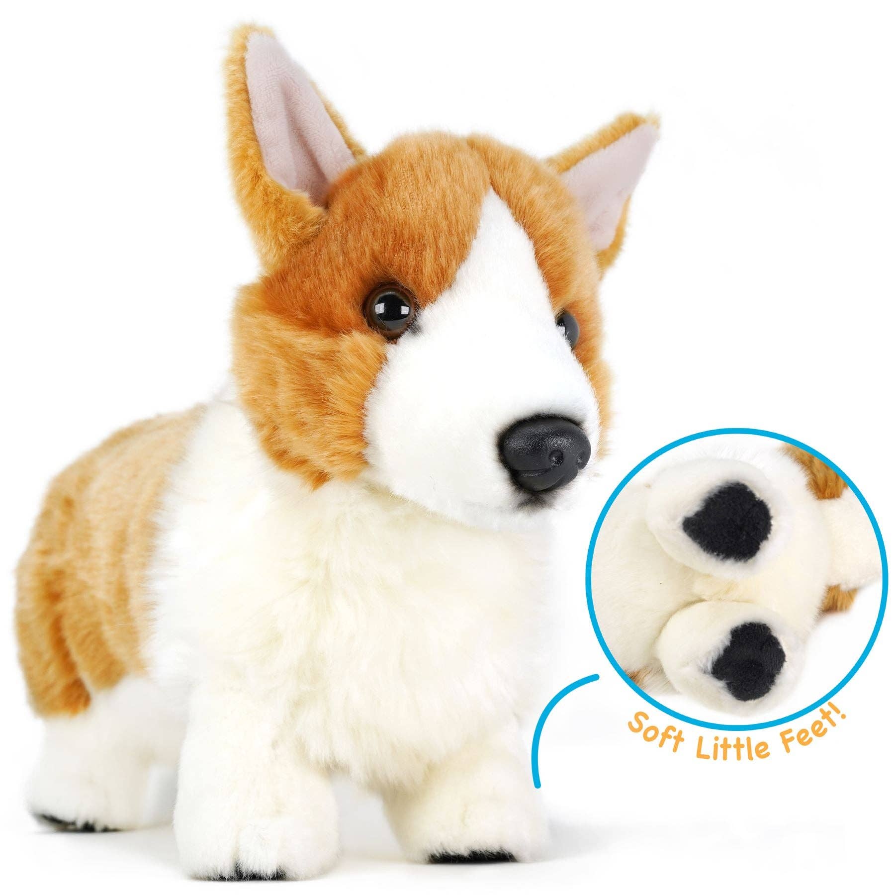 VIAHART Toy Co. - Carlotta The Corgi | 14 Inch Stuffed Animal Plush | By TigerHart Toys