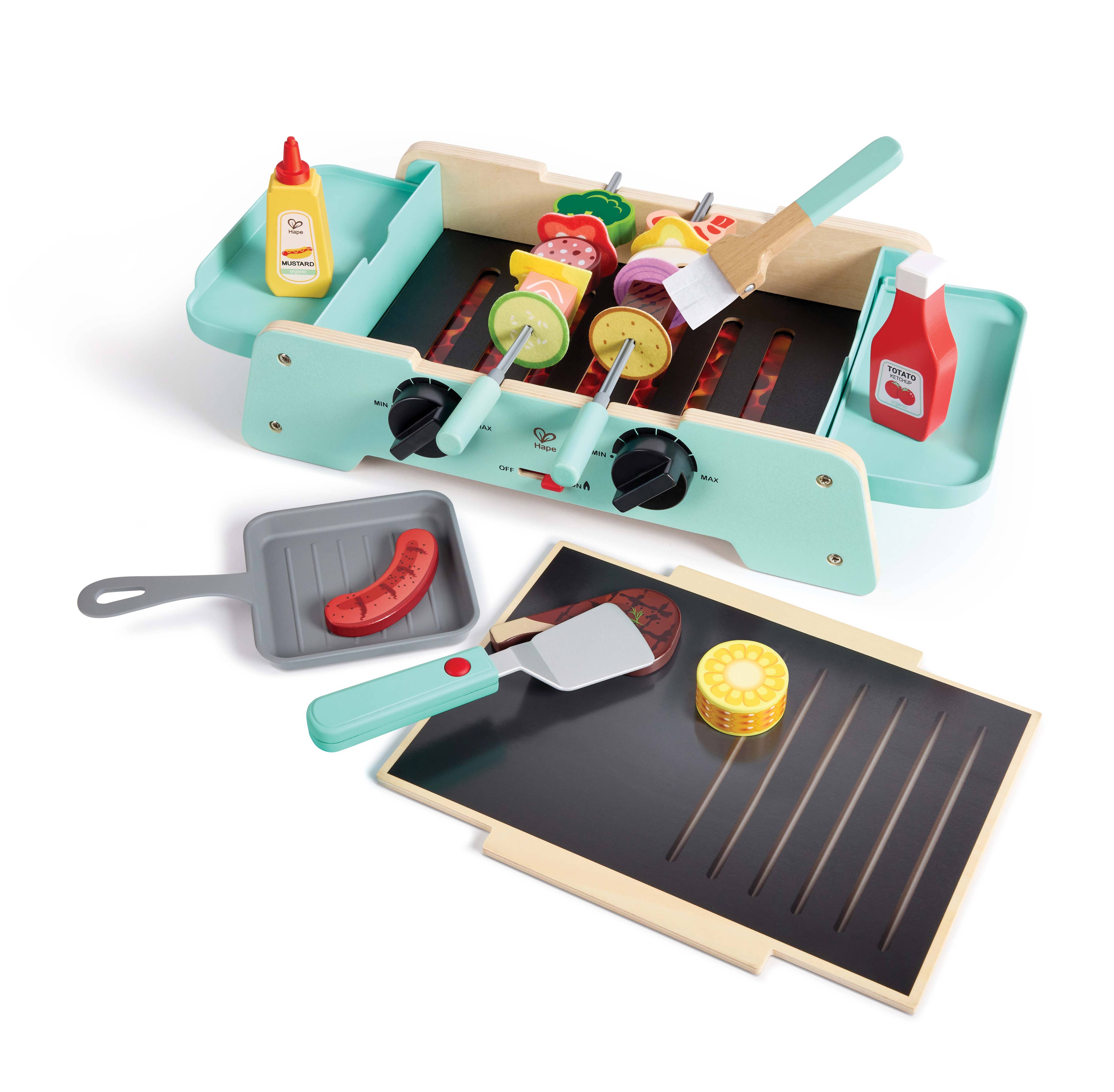 Hape Toys - Sizzling Griddle & Grill BBQ