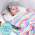 LollyBanks - Rainbow Toddler 100% Cotton Muslin Blanket