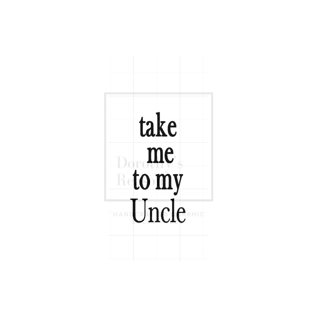 Take Me to My Uncle Baby Socks | Baby Items | Baby Shower: 0-6mo