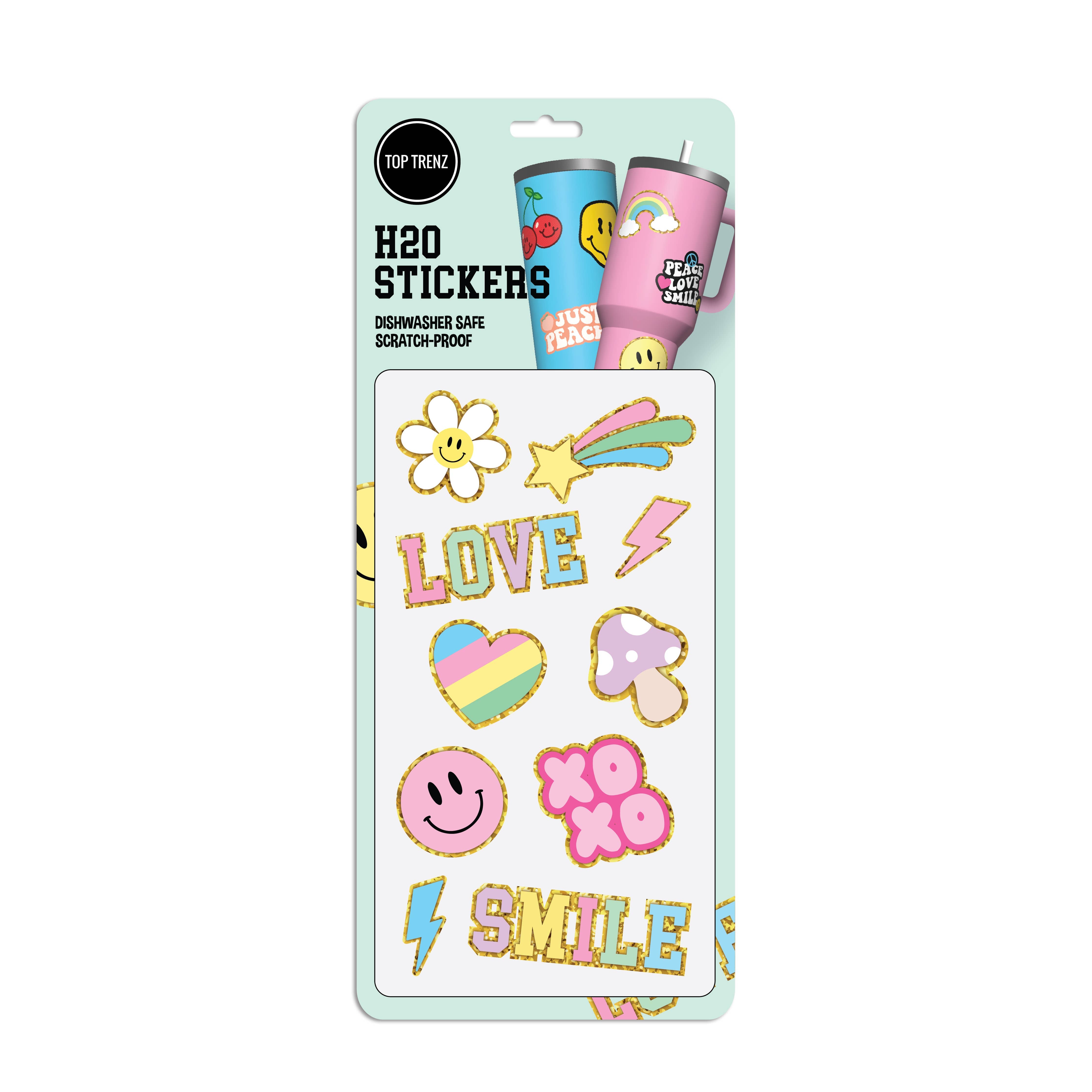 H20 Flask Vinyl Sticker Packs assortment