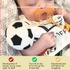 Baby Jack and Company - Soccer Ball Baby Learning Lovey Tag Stroller Toy 10" x 10"
