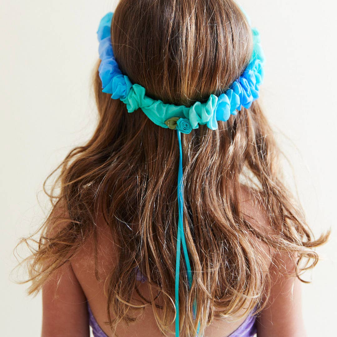 Mermaid Headband - Silk Garland For Dress Up & Pretend Play