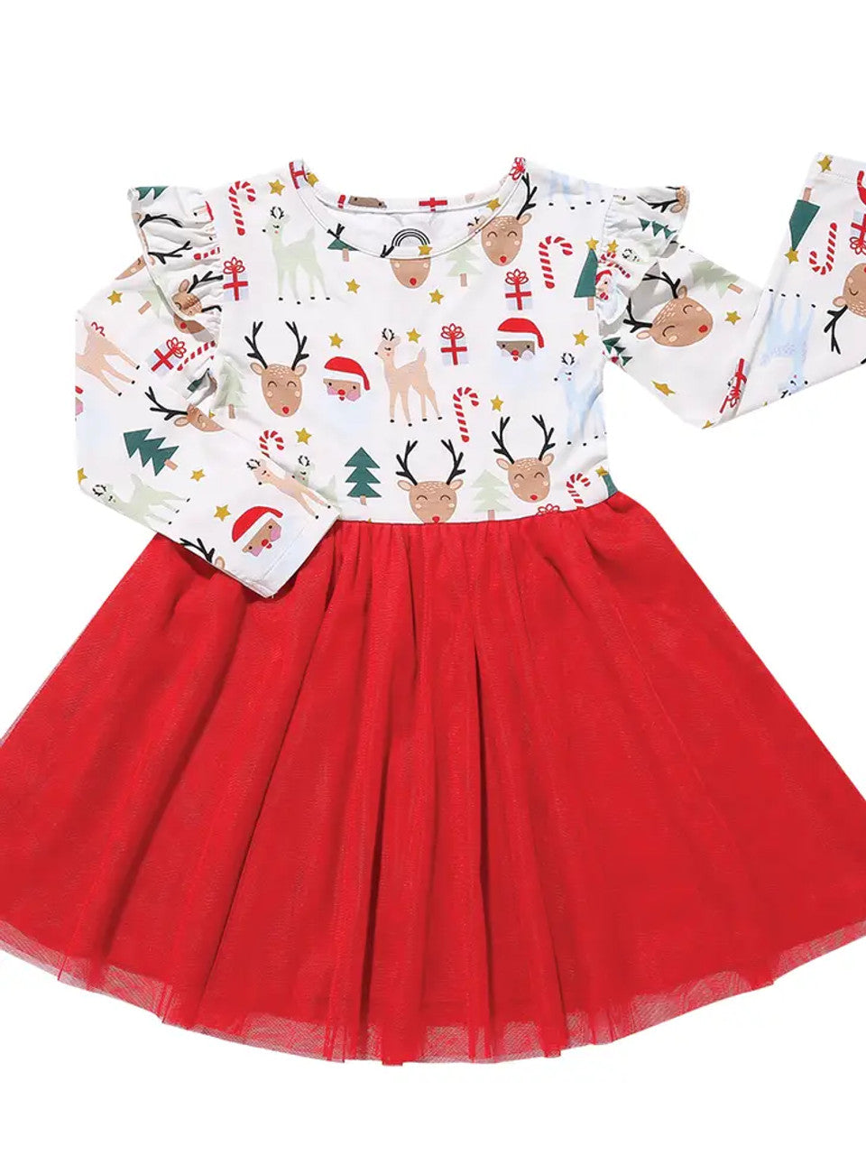 Santa and Friends Bamboo Tulle Dress
