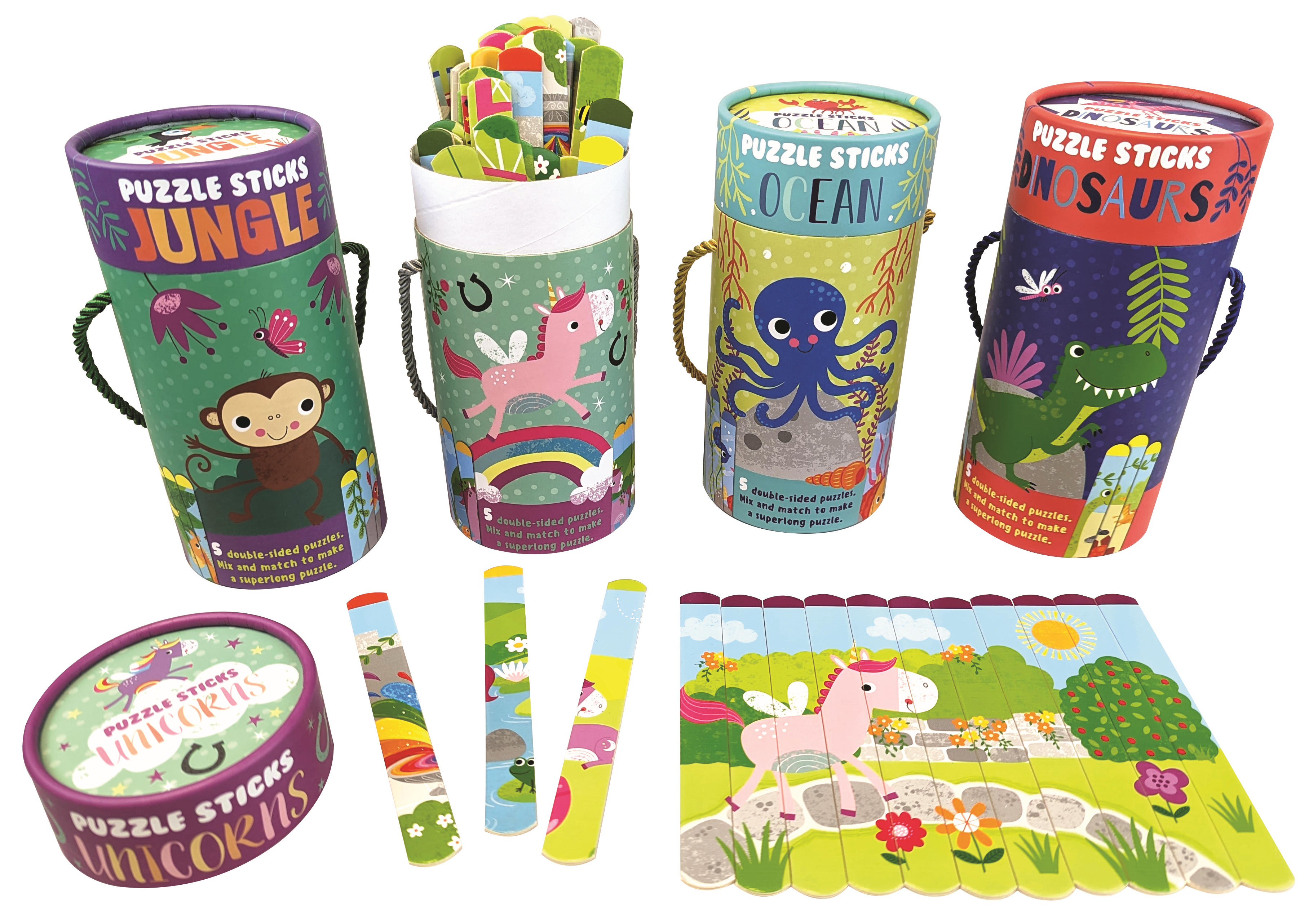 Puzzle Sticks: Unicorns