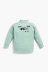 Monica + Andy - Baby + Kid Embroidered Sweatshirt_Palm Springs on Mint: Unisex / Palm Springs on Mint / 10
