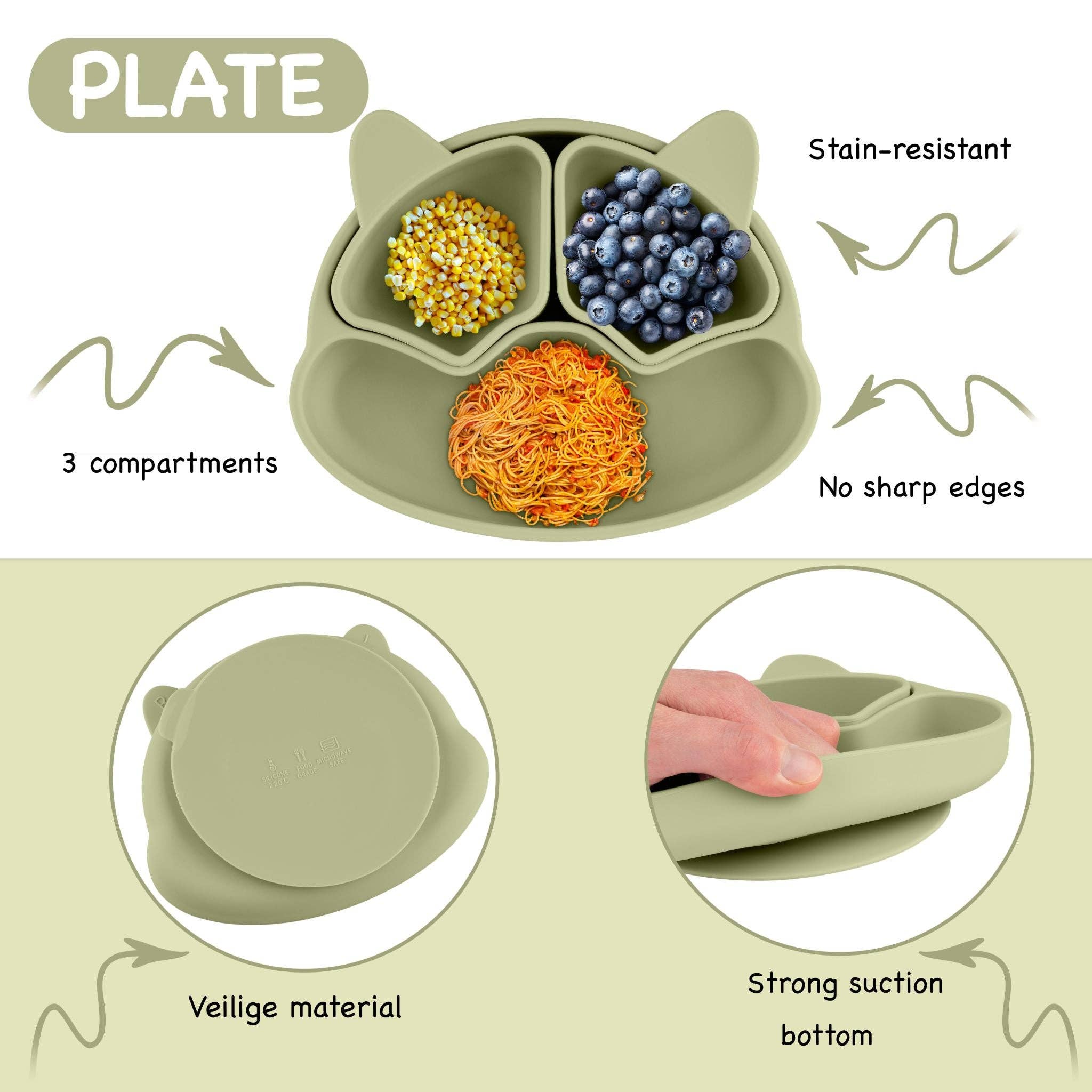Zoe Sage - Silicone Baby Feeding Set 11pc Bundle | Kokoda