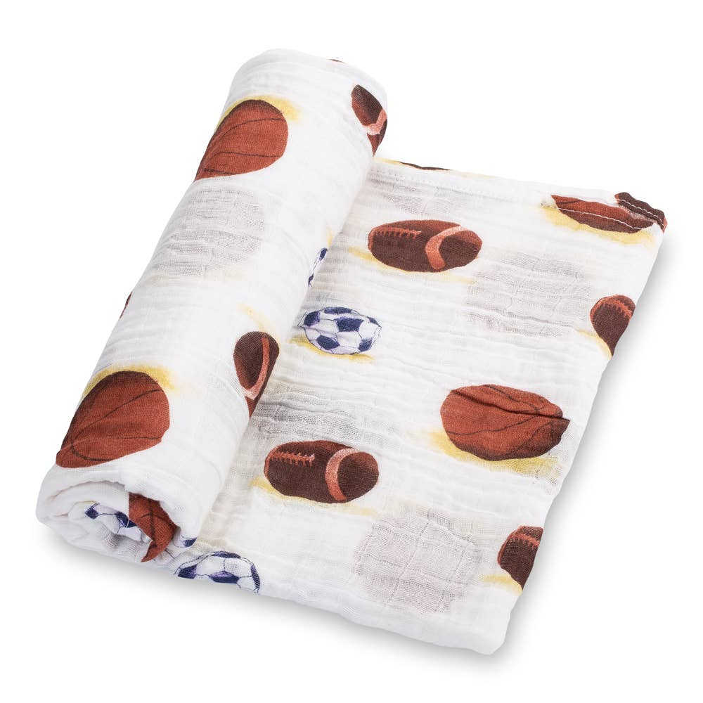 LollyBanks - Go Sports! Baby Swaddle Blanket