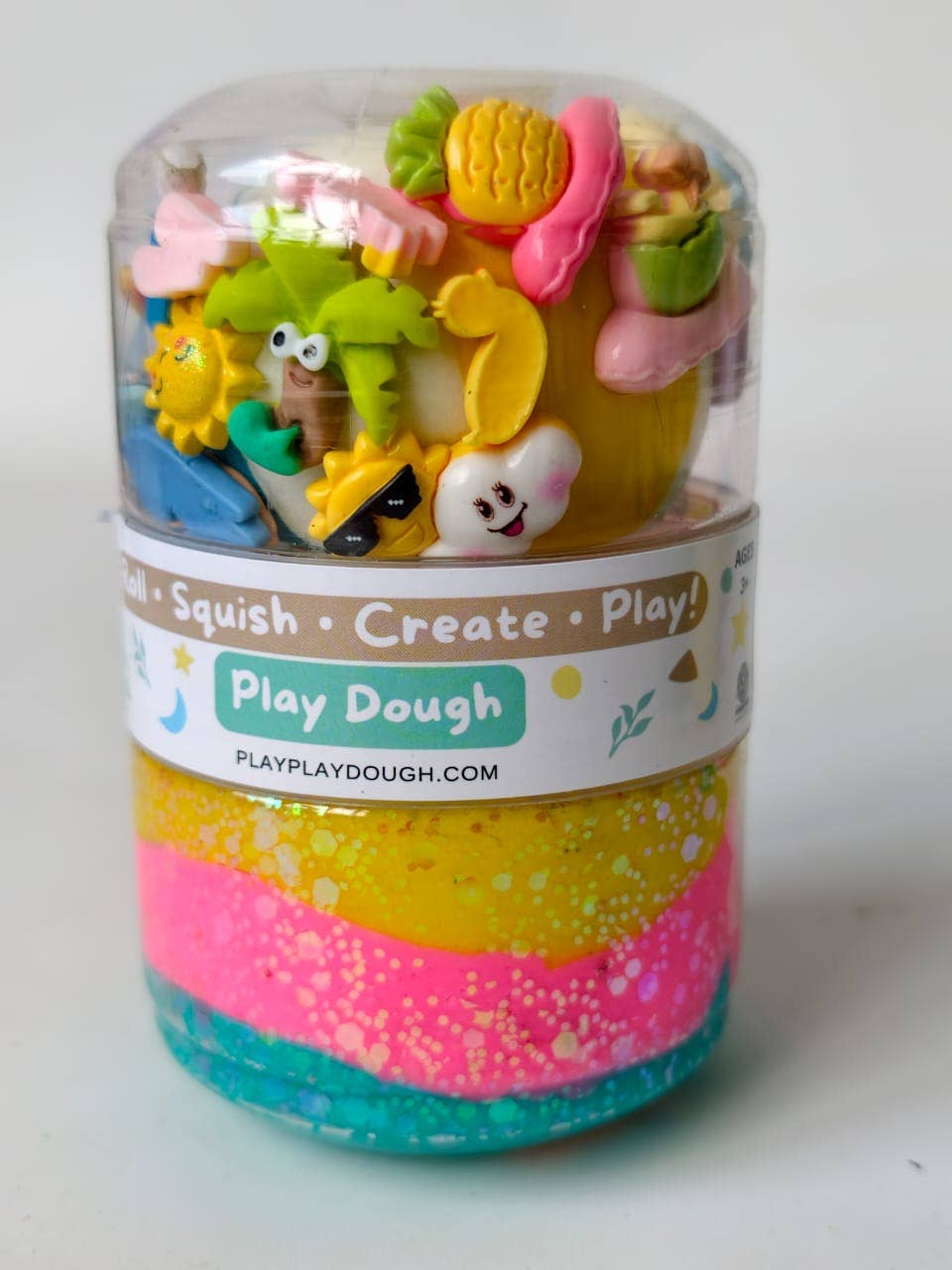 Play Play Dough - Summer Play dough Jar 